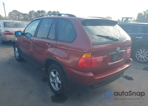 2002 BMW X5 3.0I из США, поврежденный, VIN 5UXFA53572LP57733
